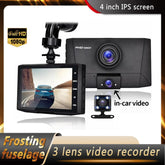 Smart Tech Shopping car dashcam Car Dashcam with Rear Camera, Night Vision, G-Sensor, and Looping Recording
